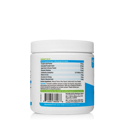 GLANDEX® Feline Anal Gland Supplement with Pumpkin - 4.0 OZ Tuna Flavored Powder
