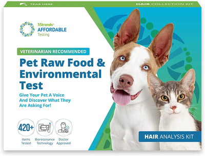Pet Raw Food & Environmental Intolerance Test - At Home Dog/Cat Hair Sample Collection