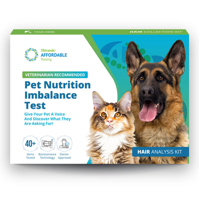 Pet Vitamins & Minerals Test (Nutrition Imbalance Test) - At Home Dog/Cat Hair Sample Collection
