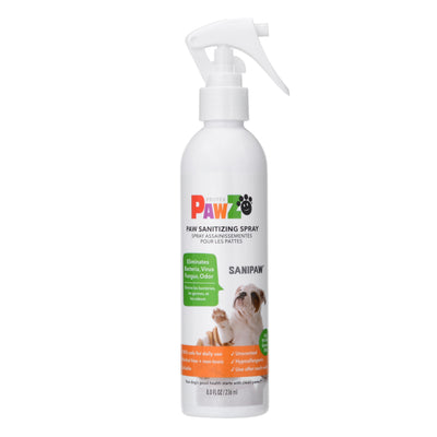 Pawz SaniPaw Sanitizing Dog Spray, 8-oz bottle