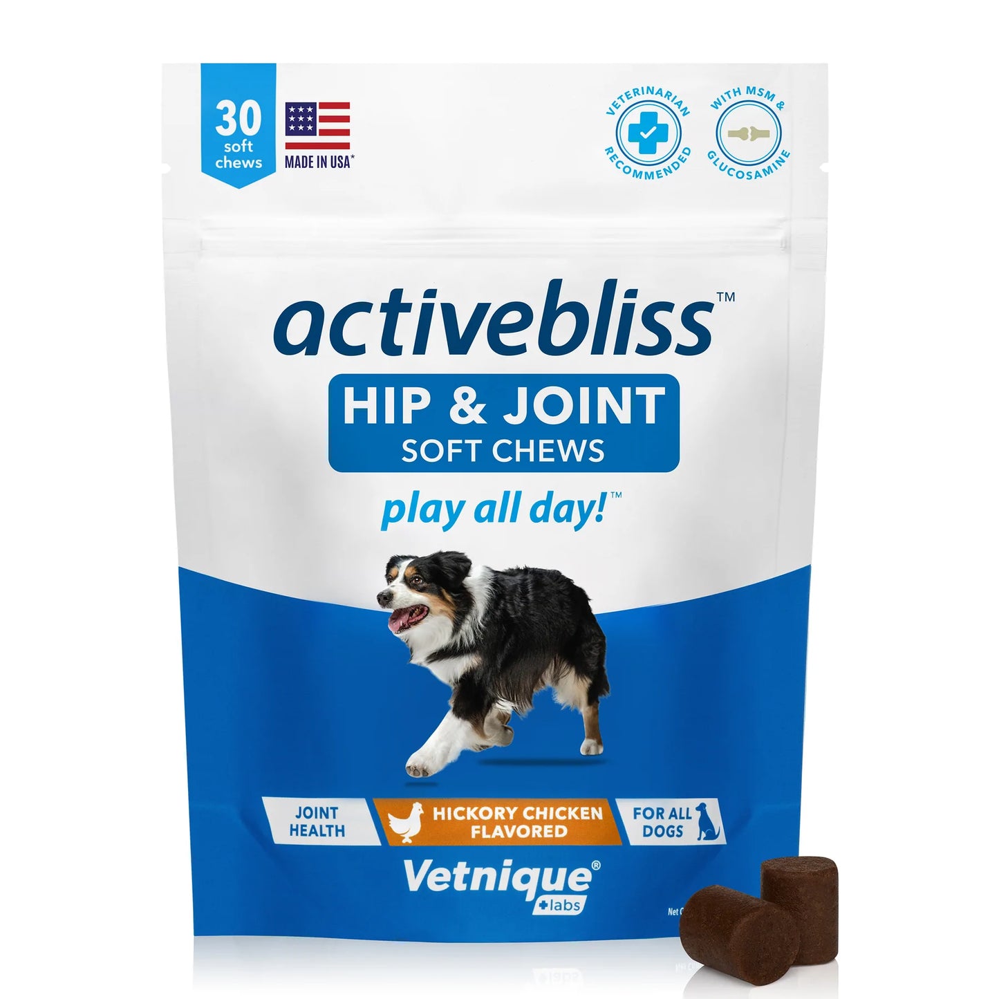 ACTIVEBLISS™ Hip & Joint Supplement for Dogs - 30 CHEWS