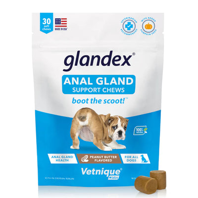 GLANDEX® Anal Gland Supplement For Dogs With Pumpkin - 30 CHEWS