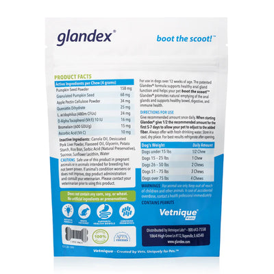 GLANDEX® Anal Gland Supplement For Dogs With Pumpkin - 30 CHEWS