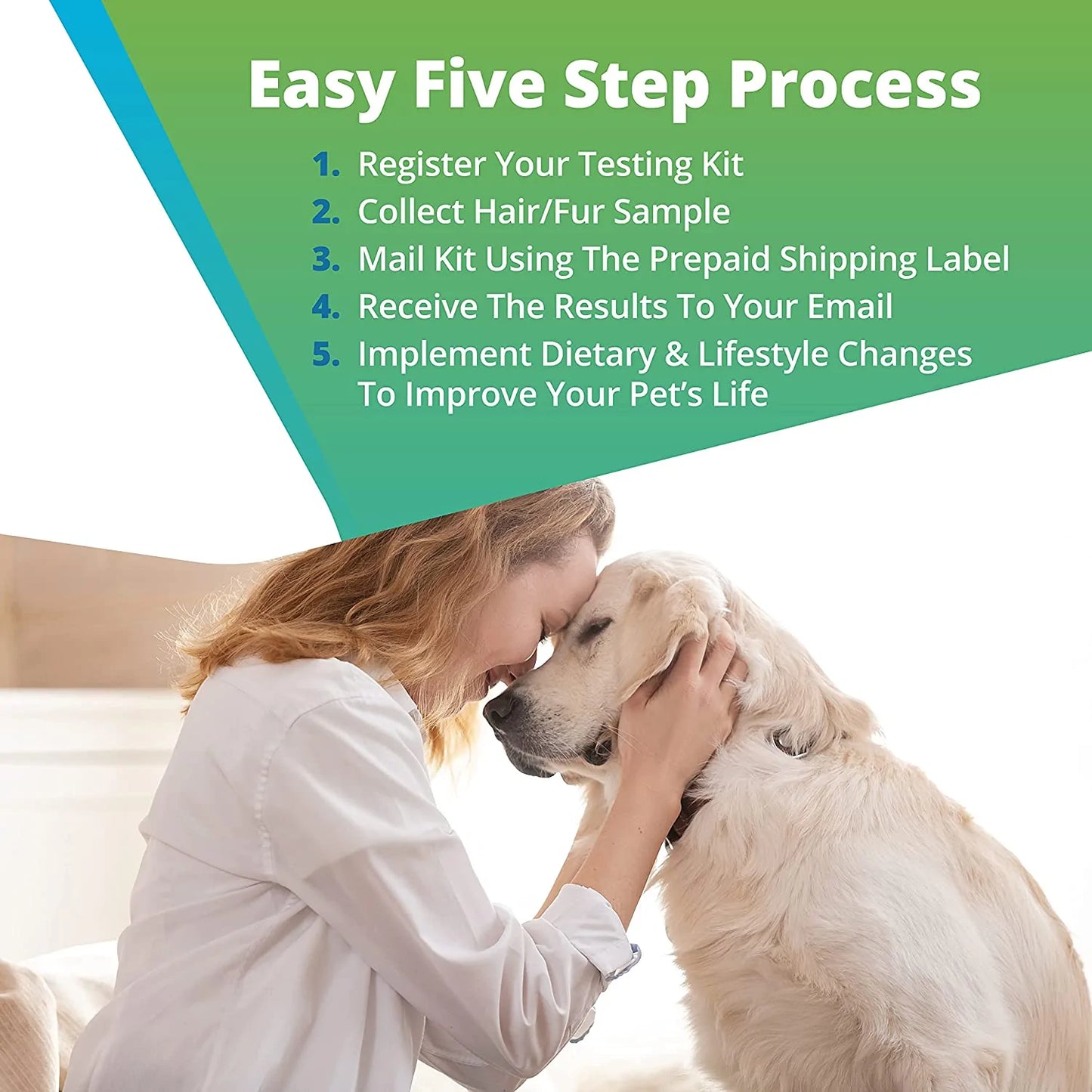 Pet Environmental Intolerance Test - At Home Dog/Cat Hair Sample Collection