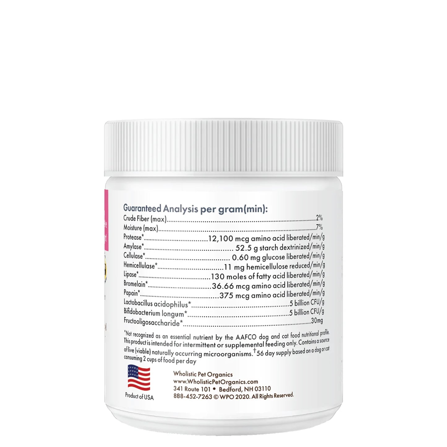 DIGEST ALL PLUS™ - Pure, Plant-based Enzyme Blend with added Prebiotics and Probiotics, Mix with Food