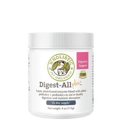 DIGEST ALL PLUS™ - Pure, Plant-based Enzyme Blend with added Prebiotics and Probiotics, Mix with Food