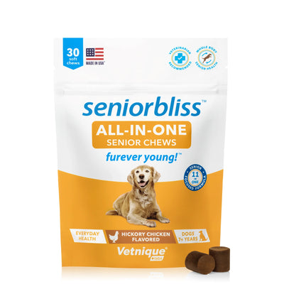 SENIORBLISS™ All-in-one Supplement For Senior Dogs - 30 CHEWS